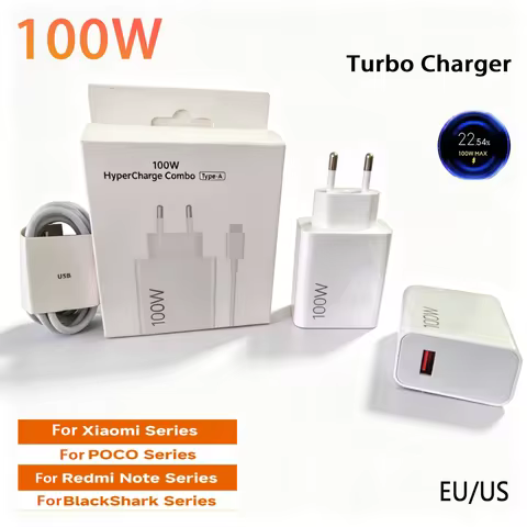 For Xiaomi 17 17T Pro 100W Type C Fast Turbo Charger For Mi 15 14 Pro Ultra Redmi K90 K80 Max POCO X