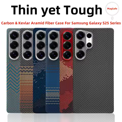 For samsung galaxy s25 ultra/s25+/S25/S26 ultra/S26+/S26 aramid case 600d kevlar carbon fiber thin h