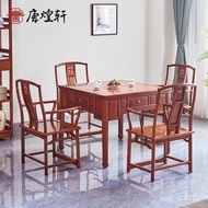 红木家具大果紫檀花梨自动麻将桌餐桌两用实木中式棋牌桌缅甸花梨