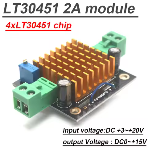 LT3045 2A Single Power Supply Low Noise Linear Voltage Regulator Power RF Power Module Ham Radio Amp