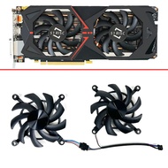 【NEW 2PCS 85MM 4PIN Cooling Fan For 51RISC GTX1080 1080Ti 1070 GPU Fan video card fan】