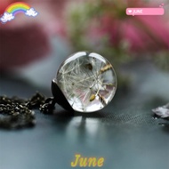 JUNE1 Dandelion Wishing Necklace  Fashion Charm Dandelion
