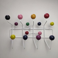 Eames Hang It All Nordic Hooks Eames Candy Coat Rack Creative Solid Wood Ball Hanger Design