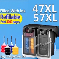 For Canon E400/E410/E460/E470/E480/E4270/E3170/E3370/E4570 Printer ink for Canon 47 57  PG47XL CL57XL