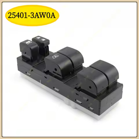 25401-3AW0A 25401-3BB1B Front Left Electric Window Master Control Switch 254013AW0A For Nissan Sunny