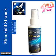 ORIGINAL MINOXIDIL STRANDS Hair regrowth treatment - 6% Minoxidil topical solution & stimulate to re