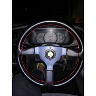 MOMO NARDI Balut stering sports kulit pvc leather steering cover sarung kulit proton perodua toyota 