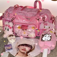 Original Design Two-Dimensional Hot Girl Pain Bag Ninja Pain Leopard Print Casual Two-Dimensional La