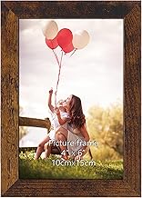 HORLIMER 4x6 Picture Frame Set of 1, Brown Picture Frames Display 4 by 6 Photo for Wall or Tabletop