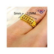 Midah Cincin Sempoa Abacus Emas 916 / Abacus Ring 916 Gold