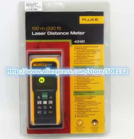 Fluke 424D Laser Distance Meter 100 meters (330 feet) FLUKE 424