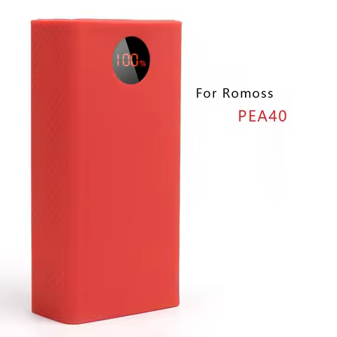 Silicone Case For ROMOSS PEA40 Power bank Protection Case Skin Shell For ROMOSS Zeus 40000mAh Power 