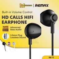 REMAX Earphone Android Original Earphone Remax MDRM711 In Ear Earphone Stereo Earphone With Mic Earf