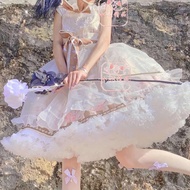 Girl Lolita Underskirt Dress Petticoat Crinoline Hoop Pannier Skirt Girl Skirt Peng Peng Skirt