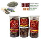 [ TẶNG 25GRAM HẠT CHIA ÚC ] Nho khô Sấy dẻo Đỏ Không Đường nhập khẩu Chile - Nho Khô sấy dẽo Đỏ 250g