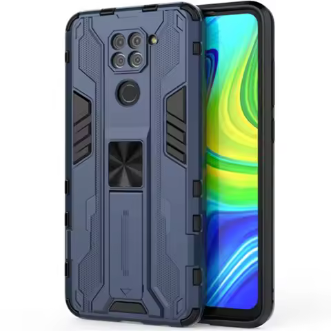 For Xiaomi Redmi Note 9 Pro Max Case Luxury Armor Stand Holder Magnetic Car Ring Back Cover for Redm