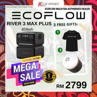 EcoFlow RIVER 3 Max Plus (RIVER 3 Plus&EB600) Portable Power Station – 858Wh LFP Battery, 1200W Outp