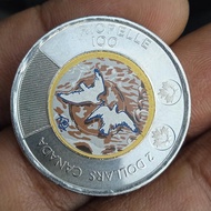 Coin Canada 2 Dollar Commomrativ Riopele 100/ Coin Warna