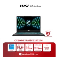 MSI NOTEBOOK CYBORG 15 A13VE 2472TH | 15.6" (FHD) | Intel Core i5-13420H | NVIDIA GeForce RTX 4050 |