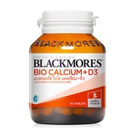 Blackmores Bio Calcium+D3 แบลคมอร์ส ไบโอ แคลเซียม+ดี3 (ผลิตภัณฑ์เสริมอาหารให้แคลเซียมและวิตามินดี) 60 เม็ด