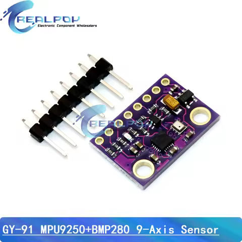MPU-9250 MPU9250 BMP280 SPI IIC/I2C 10DOF Acceleration Gyroscope Compass 9-Axis Sensor Board Module 