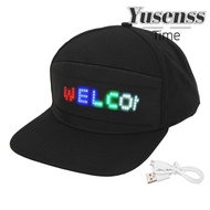 YUSENSS Bluetooth Smart Hat, Programmable Light-Up Baseball Cap Party Customizable Display Hat LED B