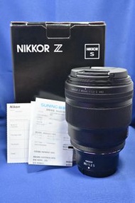 *現金優惠 全新一樣 行貨長保(2024-06) Nikon Z 85mm F1.2 S 超大光圈 淺景深 頂級人像鏡 成像銳利 Z9 Z8 Z7 Z6