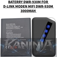 BATERRY 3000MAH DWR-930M DWR-933M D-LiNK MODEN PROLiNK PRT7011L 4G LTE BATERI