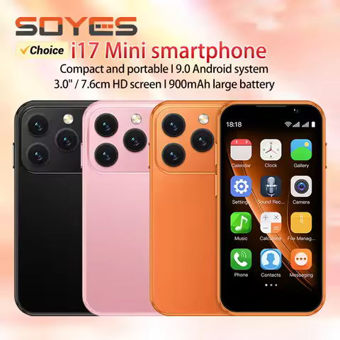 SOYES i17 Mini 3.0" Smartphone 2GB RAM 16GB ROM Android 9.0 Dual SIM Standby Facial Recognition 3G G