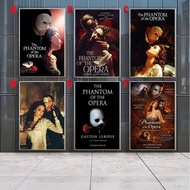 The Phantom of the Opera Gerard Butler Emmy Rossum Gothic Romantic Musical Movie Vintage Poster No F