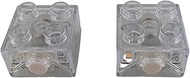 LEGO DUPLO Flashing Light - Pack of 2 | Luminous Stone with Sound & Light Function, Accessories for 