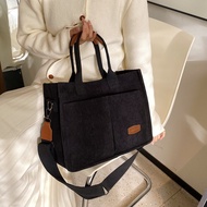 Letter Patch Decorative Shoulder Bag