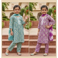 Kids Salwer Cotton (3 Pcs Suits)