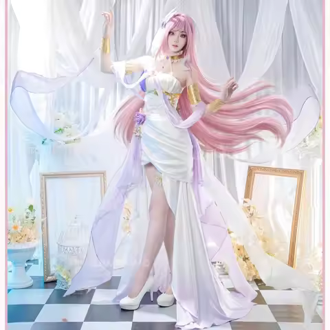Elysia Cosplay Costume Honkai Impact 3 Wig Shoes Christmas Dress Game Suit Halloween Carnival Cospla