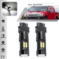 2pcs Xenon White 3157  P27/7W P27 7W T25 LED Bulbs For 2003-2009 Hummer H2 LED Daytime Running Light