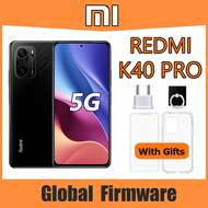 Redmi ทุกรุ่นโทรศัพท์มือถือ K40 K40 Pro 98% ใหม่ที่ใช้ Xiaomi Snapdragon 870 Poco F3 4520MAh แบตเตอรี่ QC ชาร์จเร็ว5G สมาร์ทโฟน MIUI 12