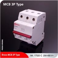 MCB 3 PHASE 20A - BROCO -17520C