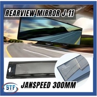 Car Rear View Mirror J-11 300mm FLAT MIRROR J11 Janspeed Mirror 300MM Clear