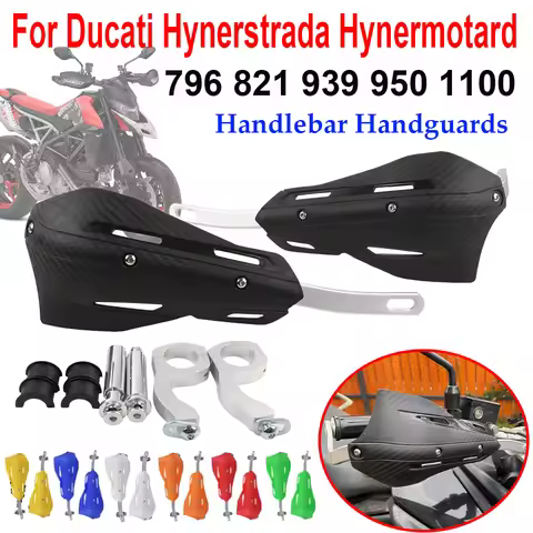 For Ducati Hyperstrada Hypermotard 796 821 939 950 1100 Motorcycle Accessories Handguard Handlebar H