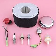 HAOHAO Air Fuel Joint Filter For Honda GX240 GX270 8HP 9HP Low Oil Sensor Alert Stop Switch Tank Cap