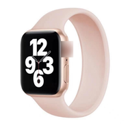 สายซิลิโคนยืดหยุ่นเดี่ยวสำหรับสายคาด Apple Watch 44มม. 40มม. 45มม. 41มม. Ultra 2 49มม. 42มม. 38มม. 44 45มม.bracelet iwatch Ultra series 9 7 se 3 4 5 6 8 band