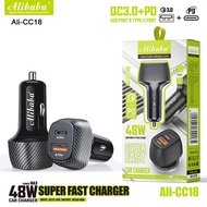 Alibaba Ali-CC18 48W  Car Charger PD QC3.0  Fast Charging  Car Charger