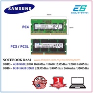SAMSUNG | DDR3 or DDR4 | 4GB/8GB/16GB/32GB | NEW RAM