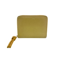 【二手】 LOEWE Knot Compact 拉鍊錢包，對折錢包，零錢包，鈔票夾，黃色