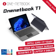 One Netbook T1 13" 2K IPS Surface Tablet Laptop 2in1 PC Gen12 Intel