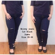 JuMBo women's jeans - big size skinny jeans - big size women's ripped jeans