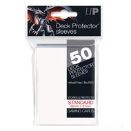 White Regular Size Solid Deck Protector Hard Sleeve, 50 cards, 91 x 66 mm