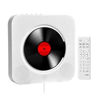 Portable CD Player Bluetooth Speaker Stereo CD Players LED Screen Wall Mountable CD Music Player with IR Remote Control FM Radio