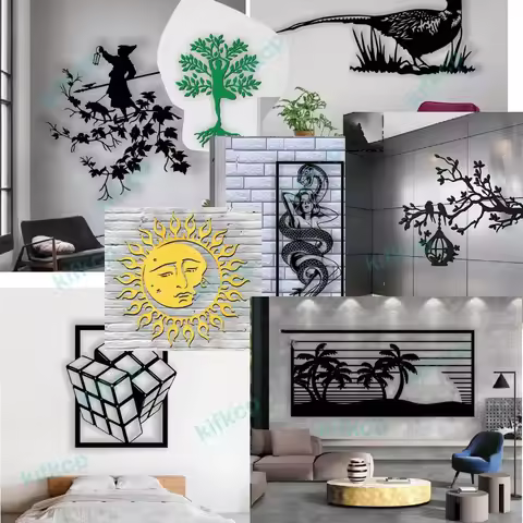 70 Wall Art Decoration Design Drawings for CNC Laser Cutting DXF CDR format 2D Vector CorelDraw Auto