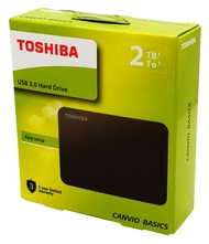 2024 Toshiba Canvio Basics 2TB Portable External Hard Drive USB 3.0, Black
